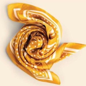 Cleobella Marigold polka Dot Vegan Silk Scarf